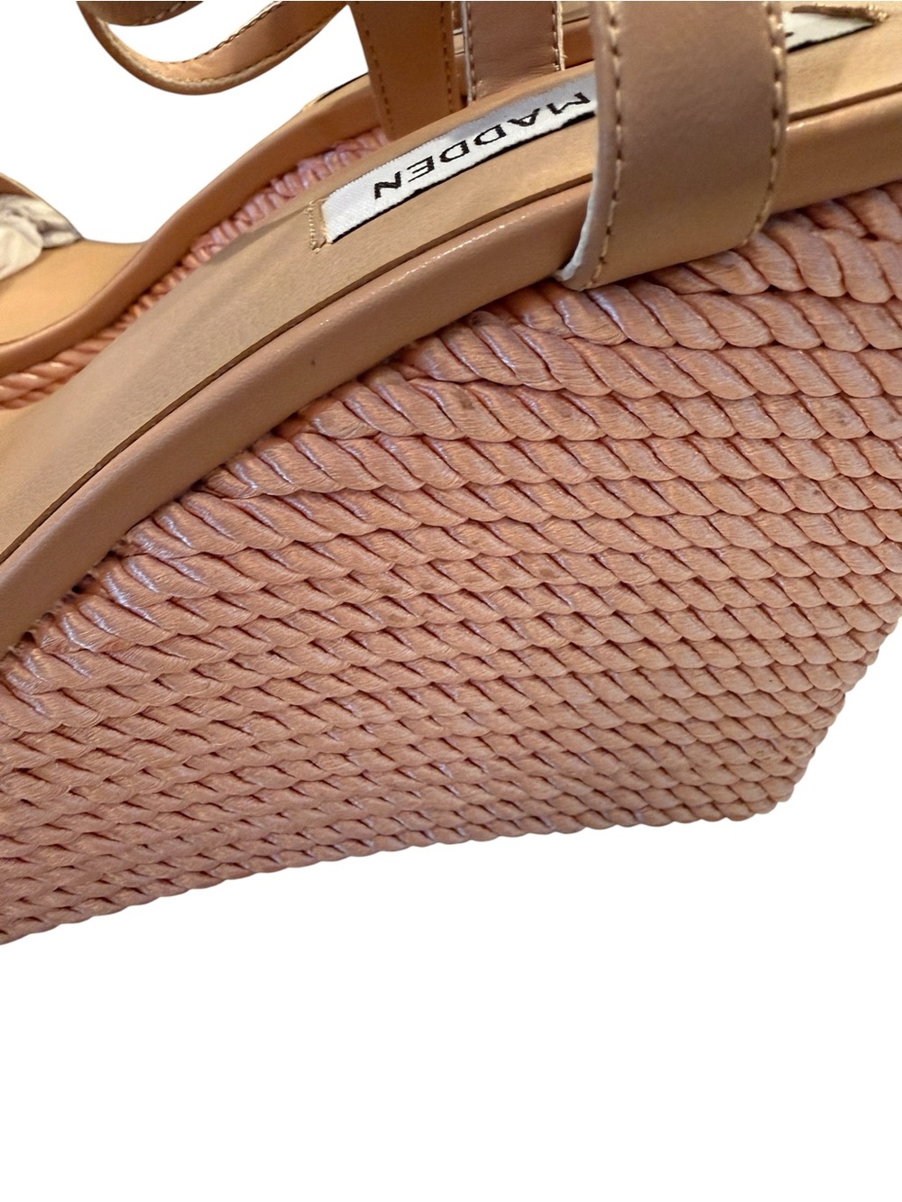 Steve Madden Tory Twist Wedge Sandals
Rope Platform Ankle Strap Pink 8.5 NEW - Picture 4 of 13